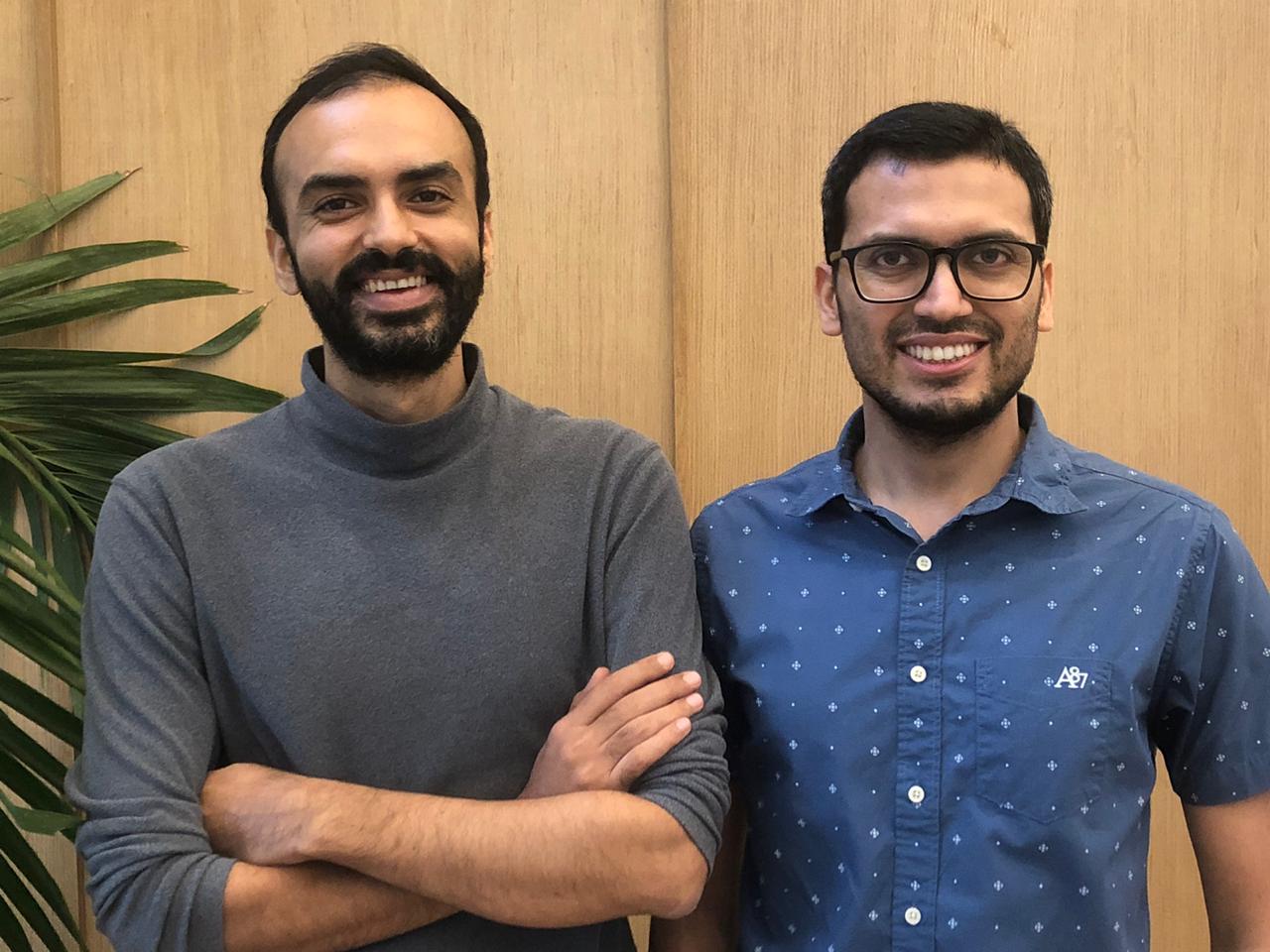 L-R Saurabh Arora CTO & Abhishek Poddar CEO Plum