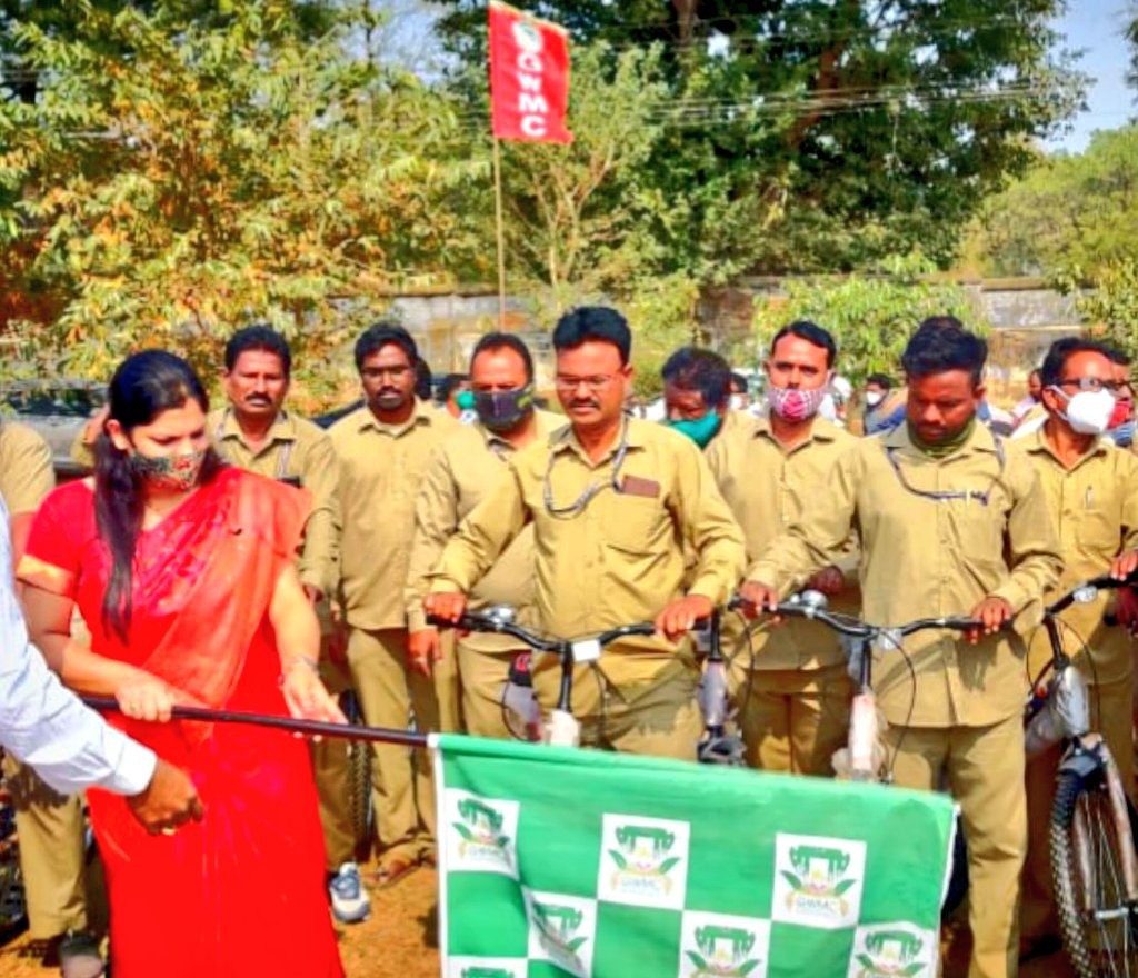 Sanitary workers