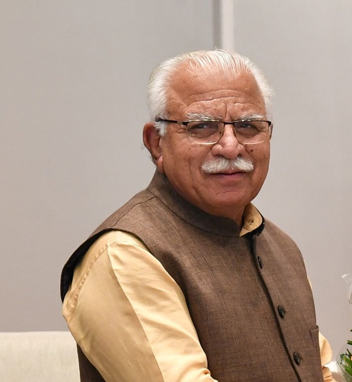 The Chief Minister of Haryana, Shri Manohar Lal calling on the Prime Minister, Shri Narendra Modi, in New Delhi on October 30, 2019.