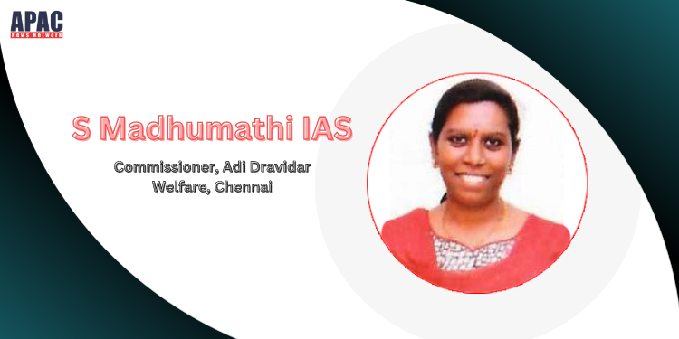 S Madhumathi IAS Posted as Commissioner Adi Dravidar Welfare