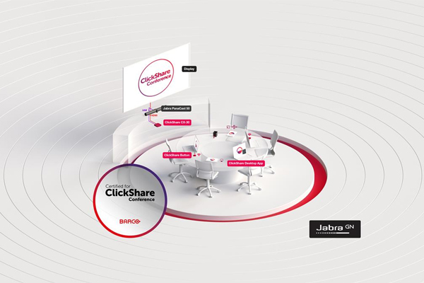 Barco Partners with Jabra for ClickShare Conference