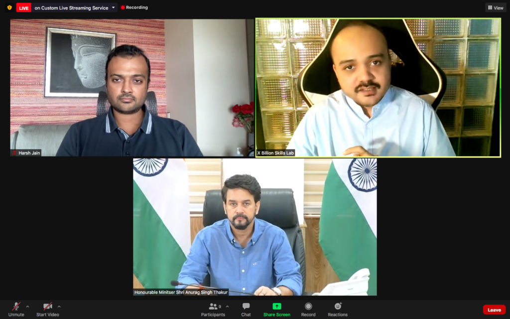 Event being addressed by Shri Anurag Thakur, Honorable Minister of I&B a...