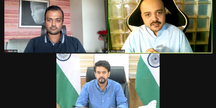 Event being addressed by Shri Anurag Thakur, Honorable Minister of I&B a...