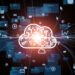 Cloud computing concept. Communication network.