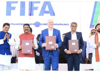 Education Minister signs MoU with FIFA and AIFF for implementing Football4Schools initiative in India