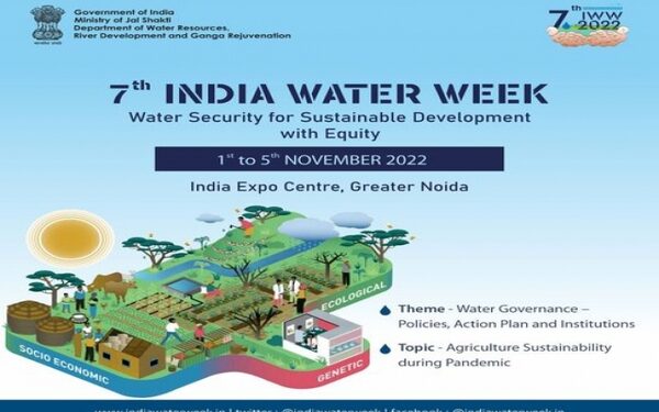 India Water Week To Be Celebrated From 1st – 5th November, 2022