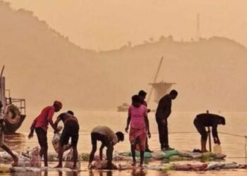 Guwahati measures depth of river channels carrying stormwater