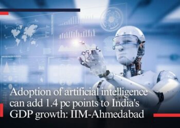 Adoption of artificial intelligence can add 1.4 pc points to India's GDP growth: IIM-Ahmedabad