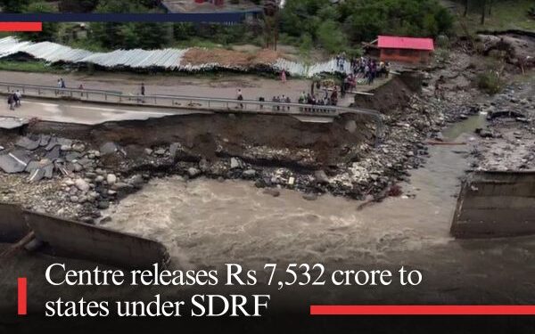 Centre releases Rs 7,532 crore to states under SDRF