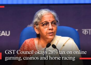 GST Council okays 28% tax on online gaming, casinos and horse racing