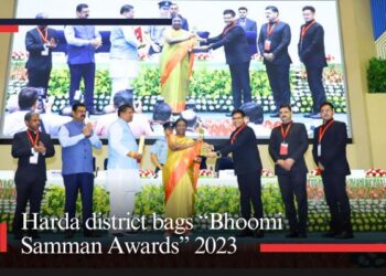 Harda district bags “Bhoomi Samman Awards” 2023
