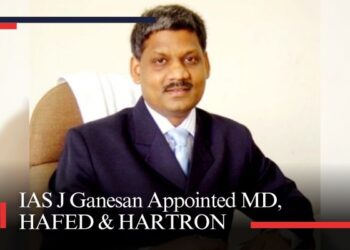 IAS J Ganesan Appointed MD, HAFED & HARTRON