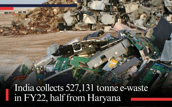 India collects 527,131 tonne e-waste in FY22, half from Haryana