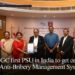 ONGC first PSU in India to get certified for Anti-Bribery Management System
