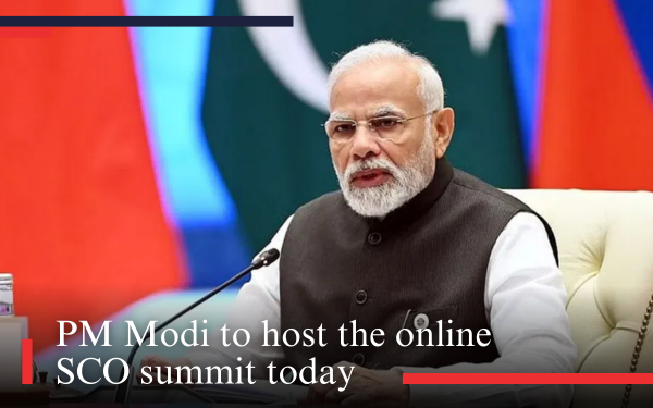 PM Modi to host the online SCO summit today