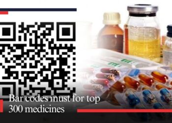 Bar codes must for top 300 medicines