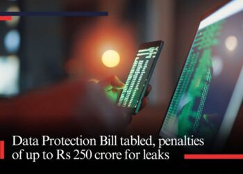 Data Protection Bill tabled, penalties of up to Rs 250 crore for leaks