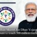 Pradhan Mantri Jan Dhan Yojana account to touch 500-million mark
