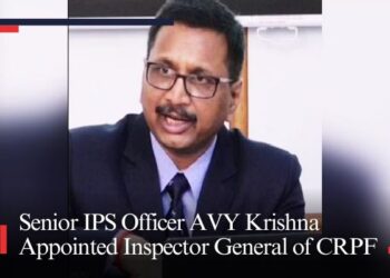Senior IPS Officer AVY Krishna Appointed Inspector General of CRPF