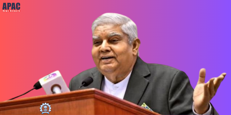 Vice-President Jagdeep Dhankhar advocates harnessing emerging technologies like AI for societal progress at IIT Bombay address