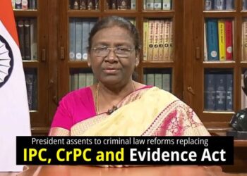 President assents to criminal law reforms replacing IPC, CrPC, and Evidence Act
