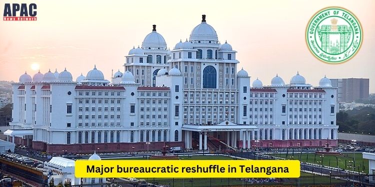 Major bureaucratic reshuffle in Telangana, 10 IAS Officers transferred