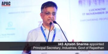 IAS Ajitabh Sharma appointed Principal Secretary, Industries, Govt of Rajasthan