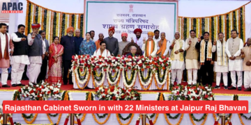 Rajasthan Cabinet Sworn in with 22 Ministers at Jaipur Raj Bhavan