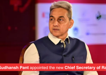 IAS Sudhansh Pant appointed the new Chief Secretary of Rajasthan