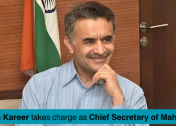 IAS Nitin Kareer takes charge as Chief Secretary of Maharashtra