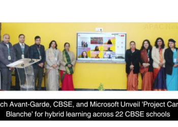 Tech Avant-Garde, CBSE, and Microsoft Unveil 'Project Carte Blanche’ for hybrid learning across 22 CBSE schools