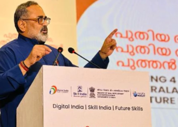 Union Minister Rajeev Chandrasekhar offers job opportunities to Skill India-trained healthcare workers