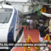 PM Modi unveils Rs 85,000 crore railway projects, introduces 10 new Vande Bharat trains