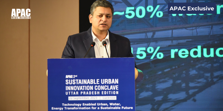 Amritanshu Kumar, Head- WWW, Schneider Electric, addresses water scarcity challenges and advocates smart water management at APAC’s 2nd Sustainable Urban Innovation Conclave