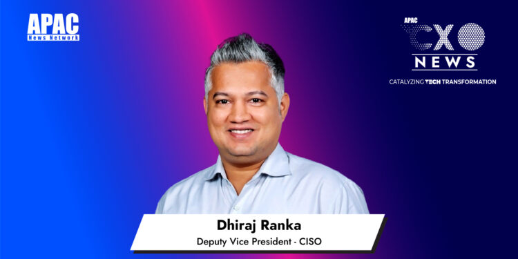 Tata AIG General Insurance Company Appoints Dhiraj Ranka as Deputy Vice President - CISO