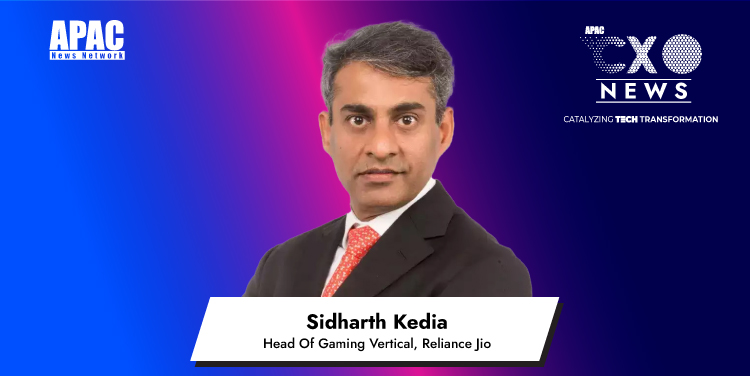 Sidharth Kedia, Head Of Gaming Vertical, Reliance Jio