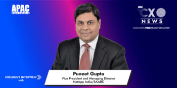 Puneet Gupta, Vice President and Managing Director, NetApp India/SAARC