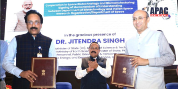 ISRO and Department of Biotechnology sign MoU to advance space biotechnology research in India