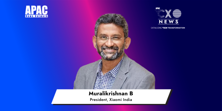 Muralikrishnan B, President, Xiaomi India