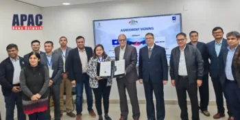 The agreement was signed at a ceremony attended by Dr. Rajkumar Upadhyay (C-DOT), Dr. Parag Agarwal (TTDF), Ms. Anuradha Gupta (Amantya Technologies), and Dr. Pankaj Kumar Dalela (C-DOT).