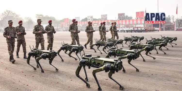 Indian Army celebrates 77th Army Day with AI-powered robotic MULE dogs