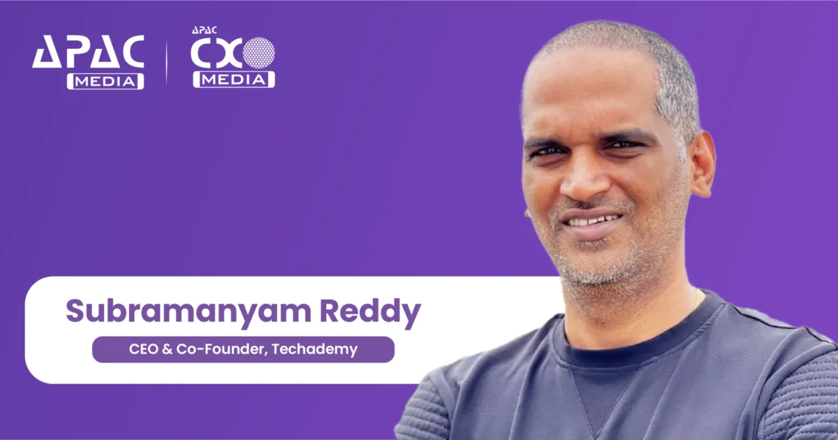 Techademy Appoints Subramanyam Reddy as Co-Founder & CEO