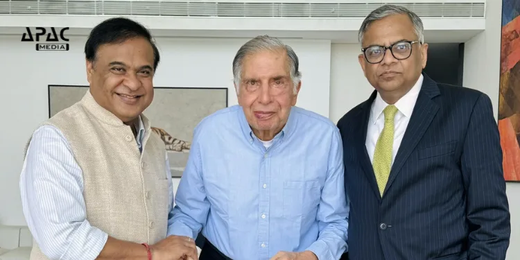 The Assam Cabinet has named the upcoming Electronics City in Jagiroad as Ratan Tata Electronic City, honoring Ratan Tata's contributions to Assam’s development.