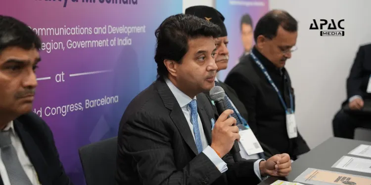 India is set to lead in 6G, AI, and Quantum Computing, as Union Minister Jyotiraditya Scindia announces India Mobile Congress (IMC) 2025 at MWC Barcelona.