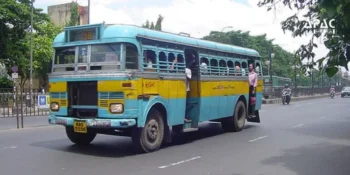 West Bengal Transport Department mandates new safety and accessibility features for all buses, including grab rails, fixed-height steps, wider doors, increased seat spacing and first aid kits/fire extinguishers.