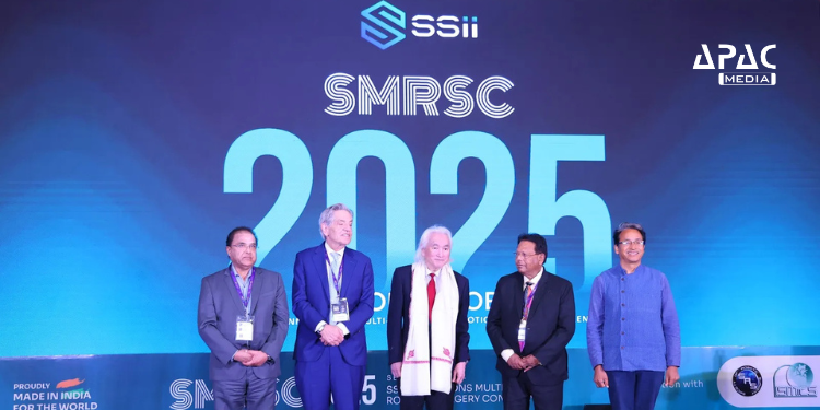 SS Innovations Launches India's First Mobile Tele-Surgical Unit at SMRSC 2025