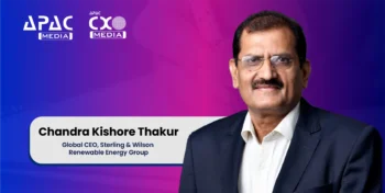 Chandra Kishore Thakur, Global CEO, Sterling & Wilson Renewable Energy Group