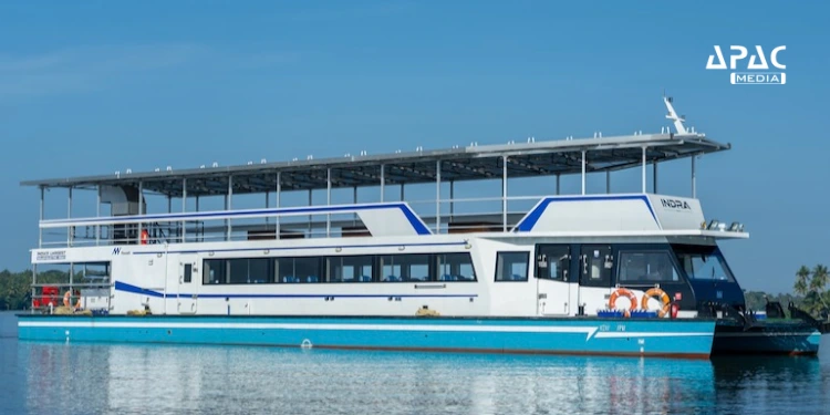 Solar boats to run on Yamuna, between Gokul and Vrindavan by May-end. IWAI & UPBTVP waterway project progresses with jetty construction for eco-friendly tourism.
