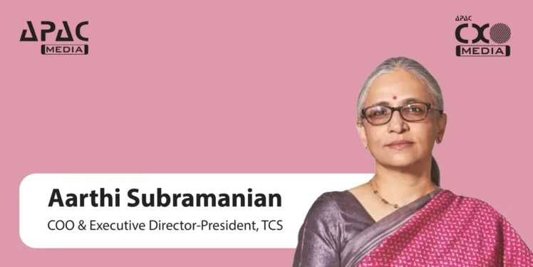Aarthi Subramanian becomes TCS’s first woman COO and Executive Director-President, leading digital and innovation strategy across industries from May 2025.