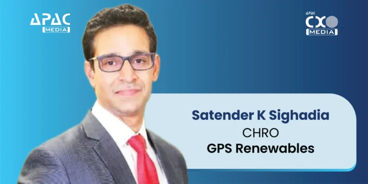 GPS Renewables appoints Satender K Sighadia as CHRO to spearhead people strategy for expansion. He brings 22+ years of HR leadership across diverse sectors.